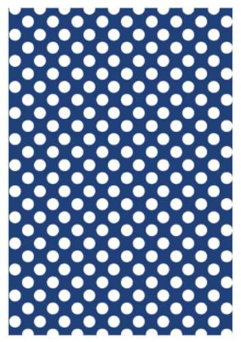 Printed Wafer Paper - Small Dots Aqua - Click Image to Close